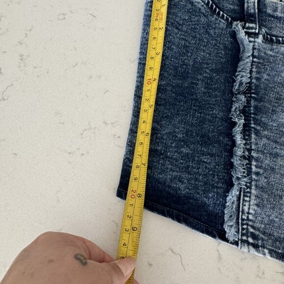 Sincerely Jules Blue color ,size small Denim Corset Boho Crop Top, - Picture 4 of 6